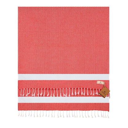 Selenly Turkish Beach and Bath Towels | 100% Cotton (Coral Red) - Selenly - Quick Dry Towel - Turkish Towel