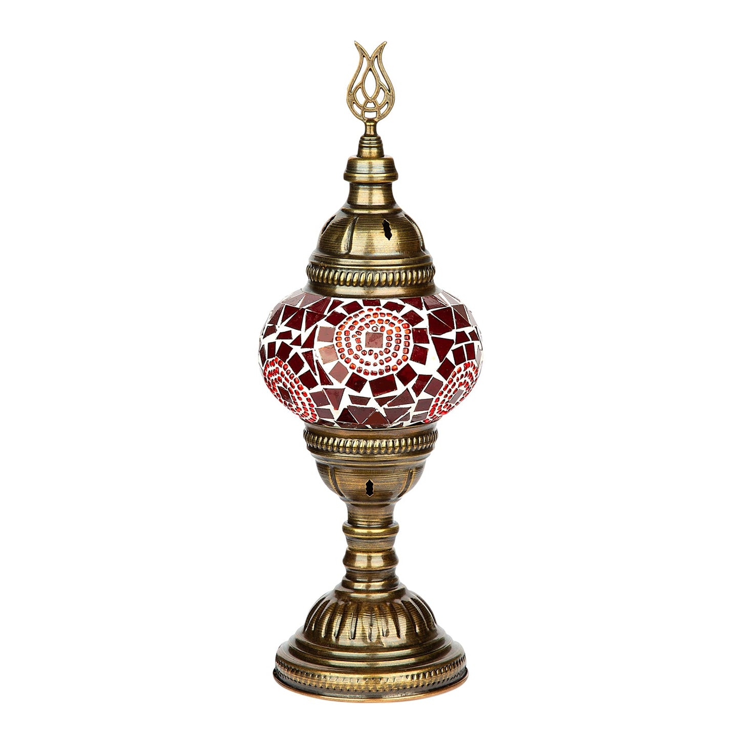 Selenly Turkish Mosaic Desk Lamp for Table & Bedside - Red - Selenly - Home Improvement