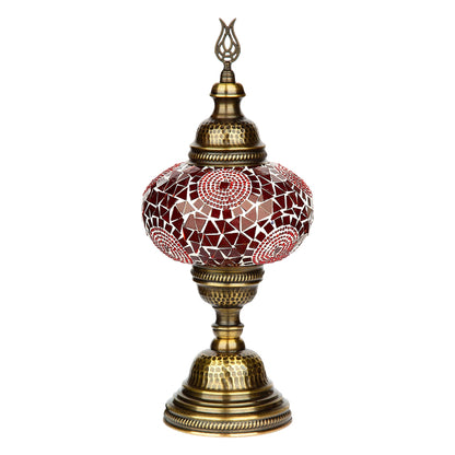 Selenly Turkish Mosaic Desk Lamp for Table & Bedside - Red - Selenly - Home Improvement