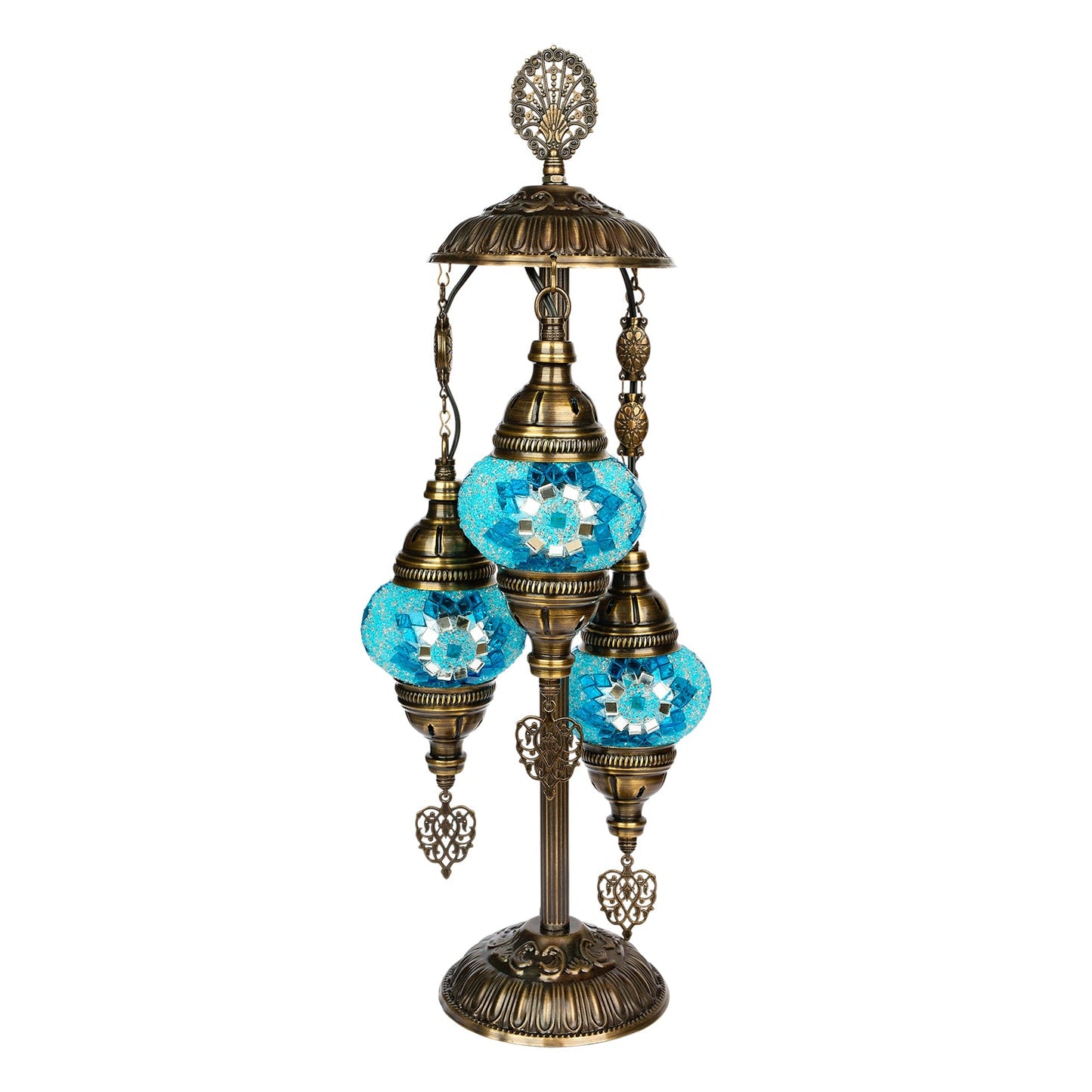 Selenly Turkish Mosaic Lamp for Table & Bedside - Lambader Blue - Selenly - Home Improvement