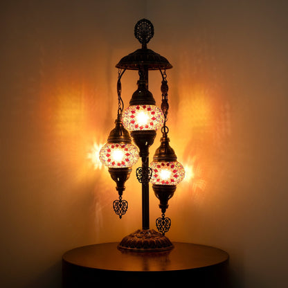 Selenly Turkish Mosaic Lamp for Table & Bedside - Lambader Flame - Selenly - Home Improvement