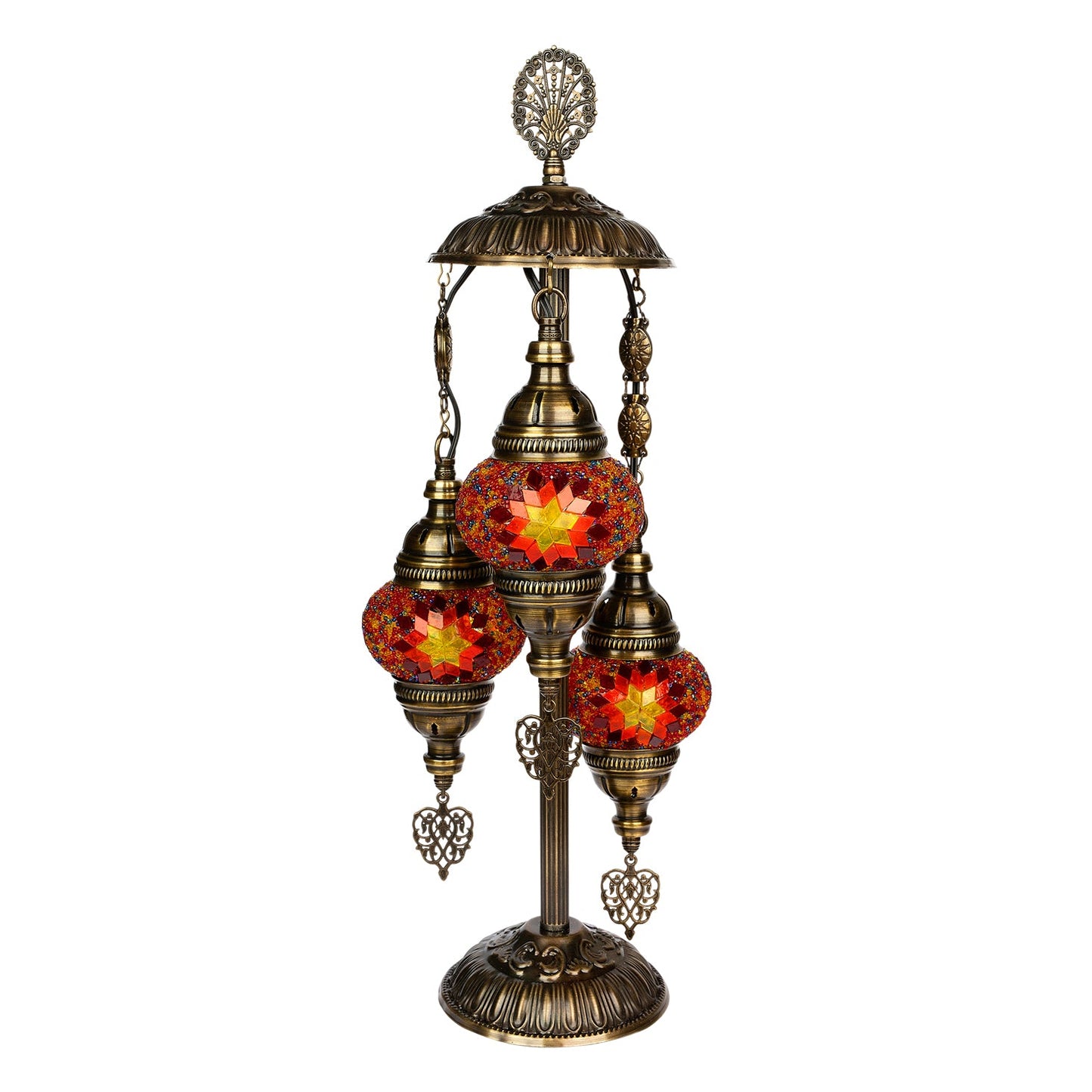 Selenly Turkish Mosaic Lamp for Table & Bedside - Lambader Flame - Selenly - Home Improvement