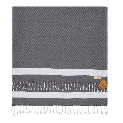 Selenly Turkish Towel | 100% Cotton - Black - Selenly - Home