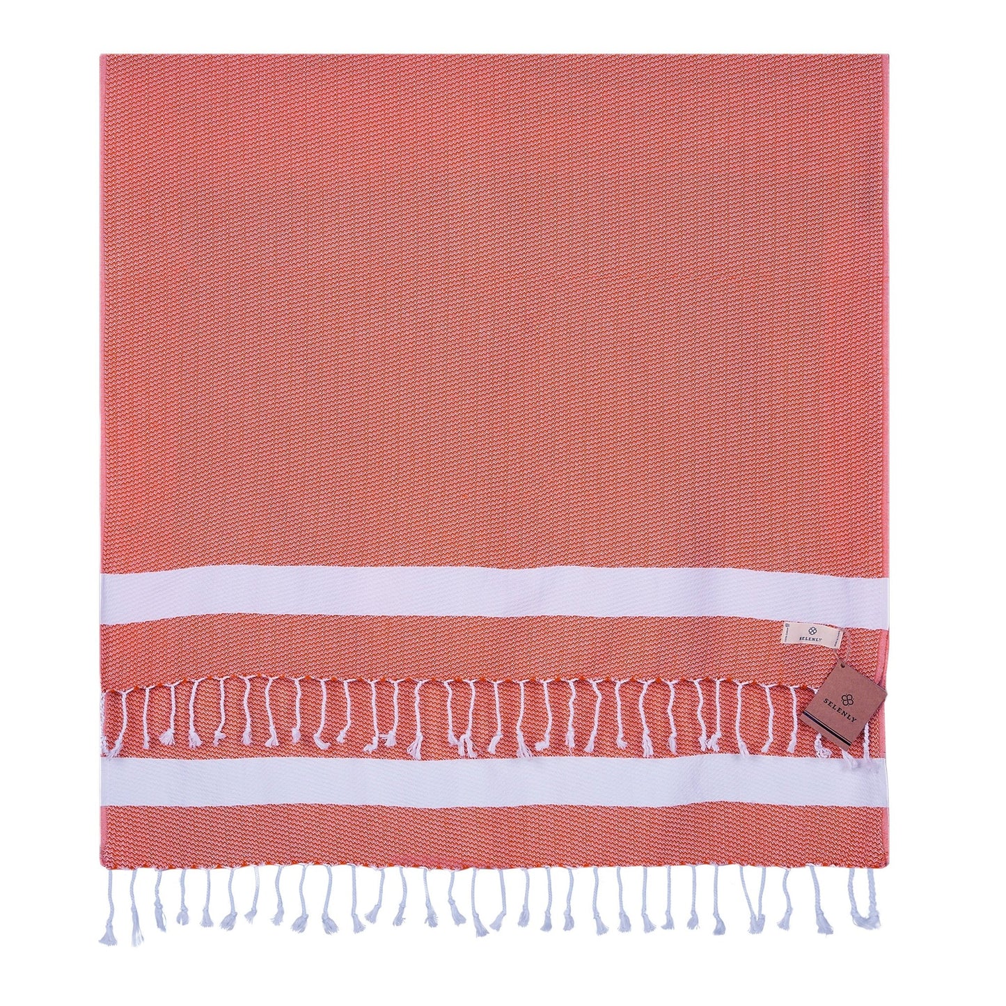 Selenly Turkish Towel | 100% Cotton - Brick Red - Selenly - Home