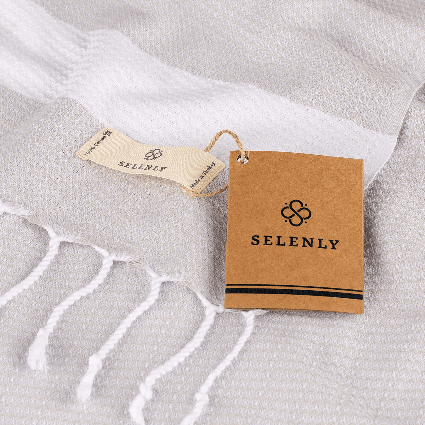 Selenly Turkish Towel | 100% Cotton - Grey - Selenly - Home