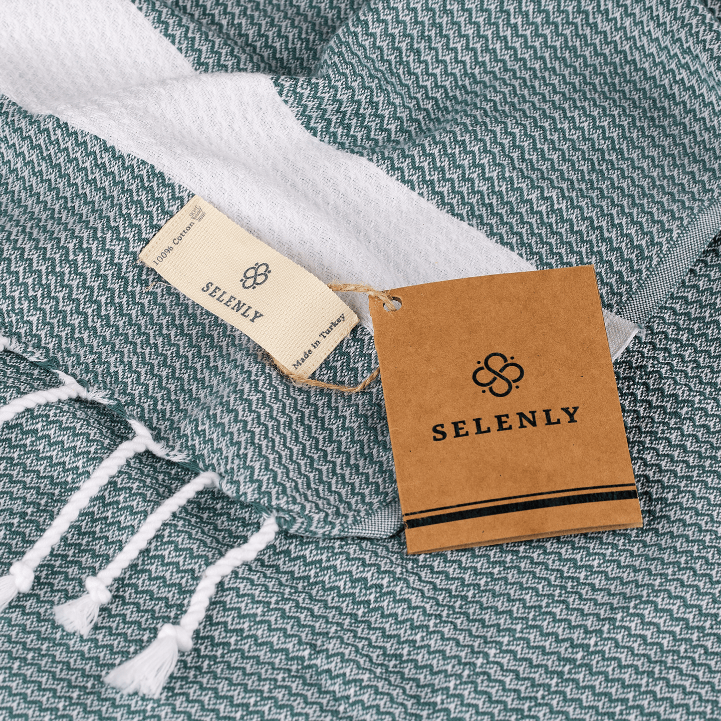 Selenly Turkish Towel | 100% Cotton - Petrol - Selenly - Home