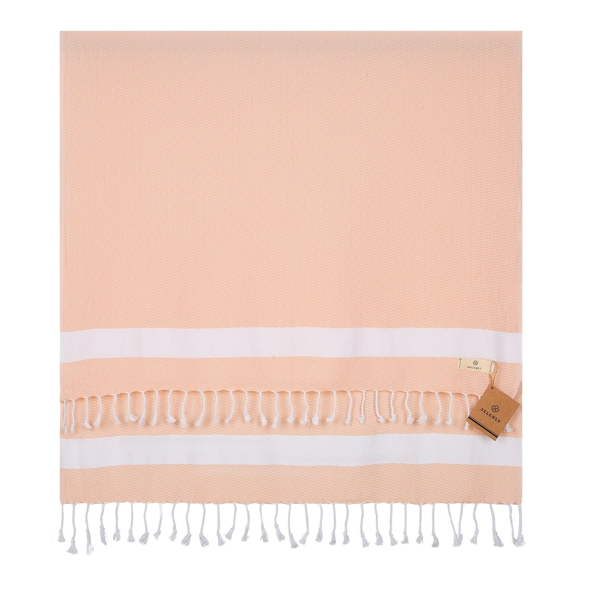 Selenly Turkish Towel | 100% Cotton - Powder Pink - Selenly - Home