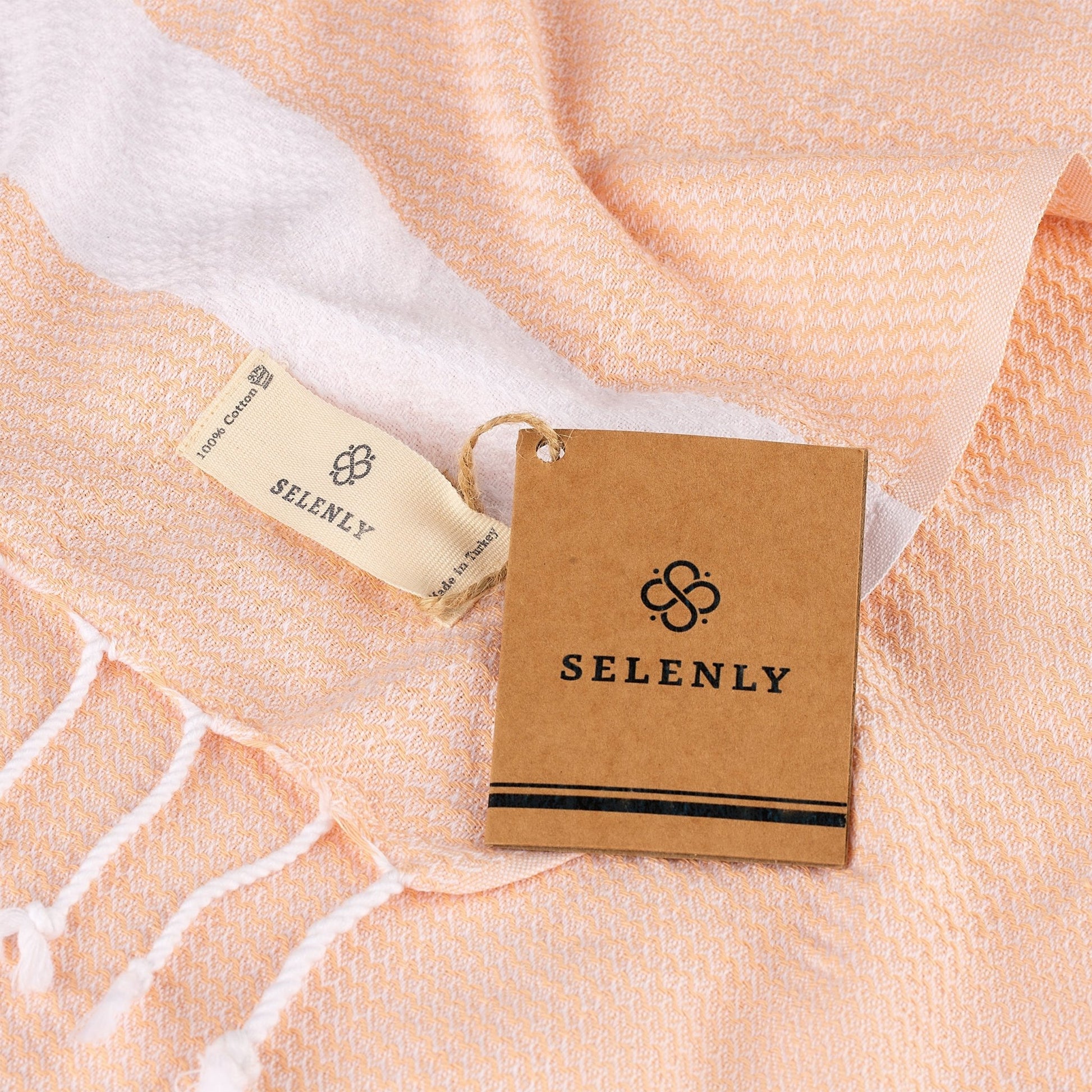 Selenly Turkish Towel | 100% Cotton - Powder Pink - Selenly - Home