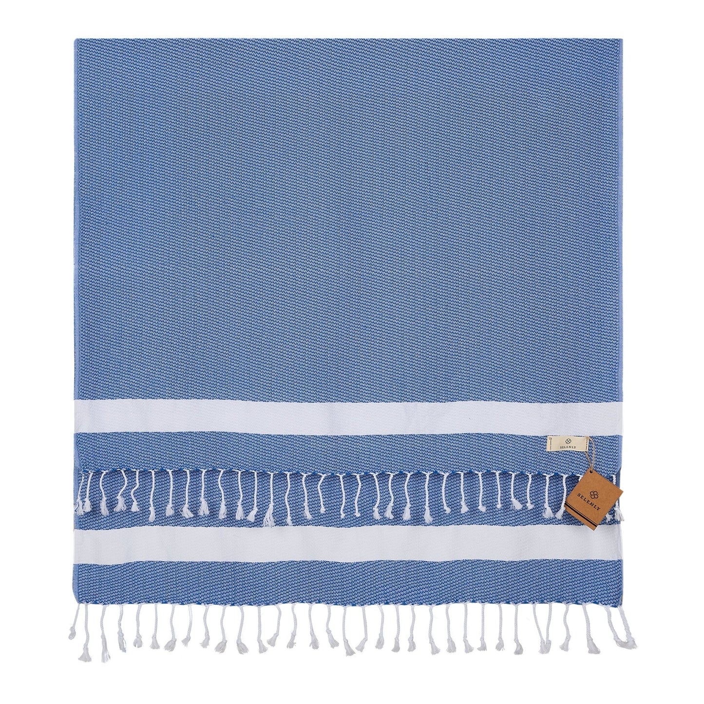 Selenly Turkish Towel | 100% Cotton - Saxe Blue - Selenly - Home